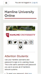 Mobile Screenshot of hamline.learninghouse.com