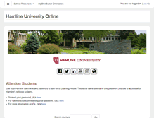 Tablet Screenshot of hamline.learninghouse.com