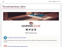 Tablet Screenshot of demo.learninghouse.com